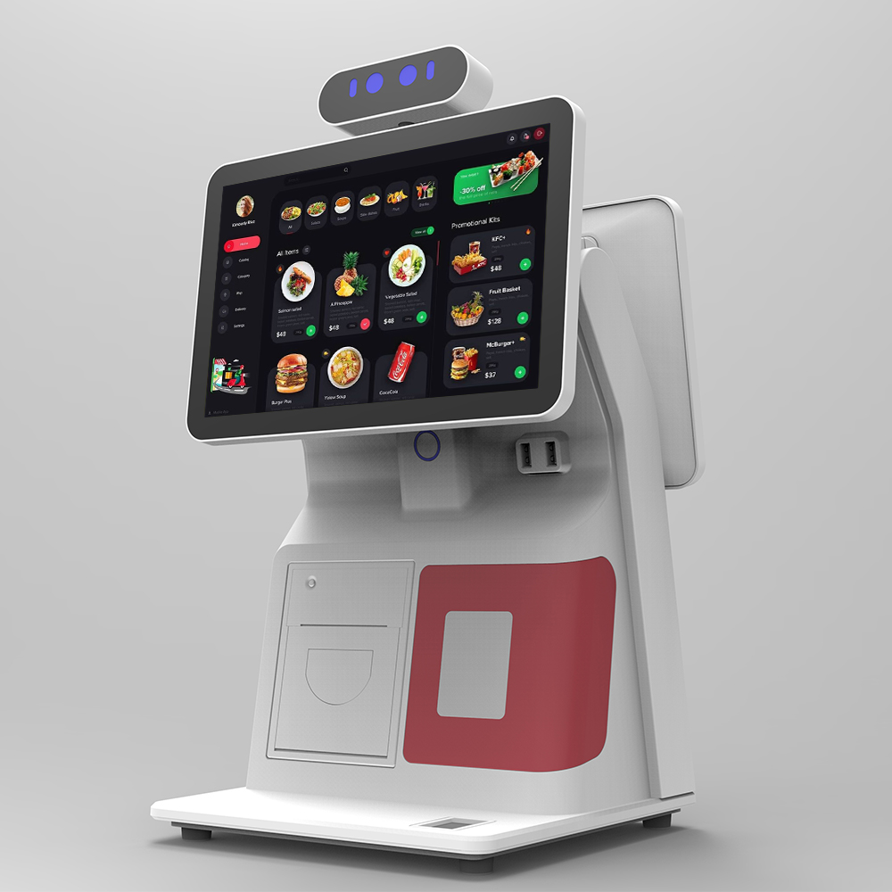 雙收銀機 Windows 10 收銀終端一體機 POS 系統零售機 1