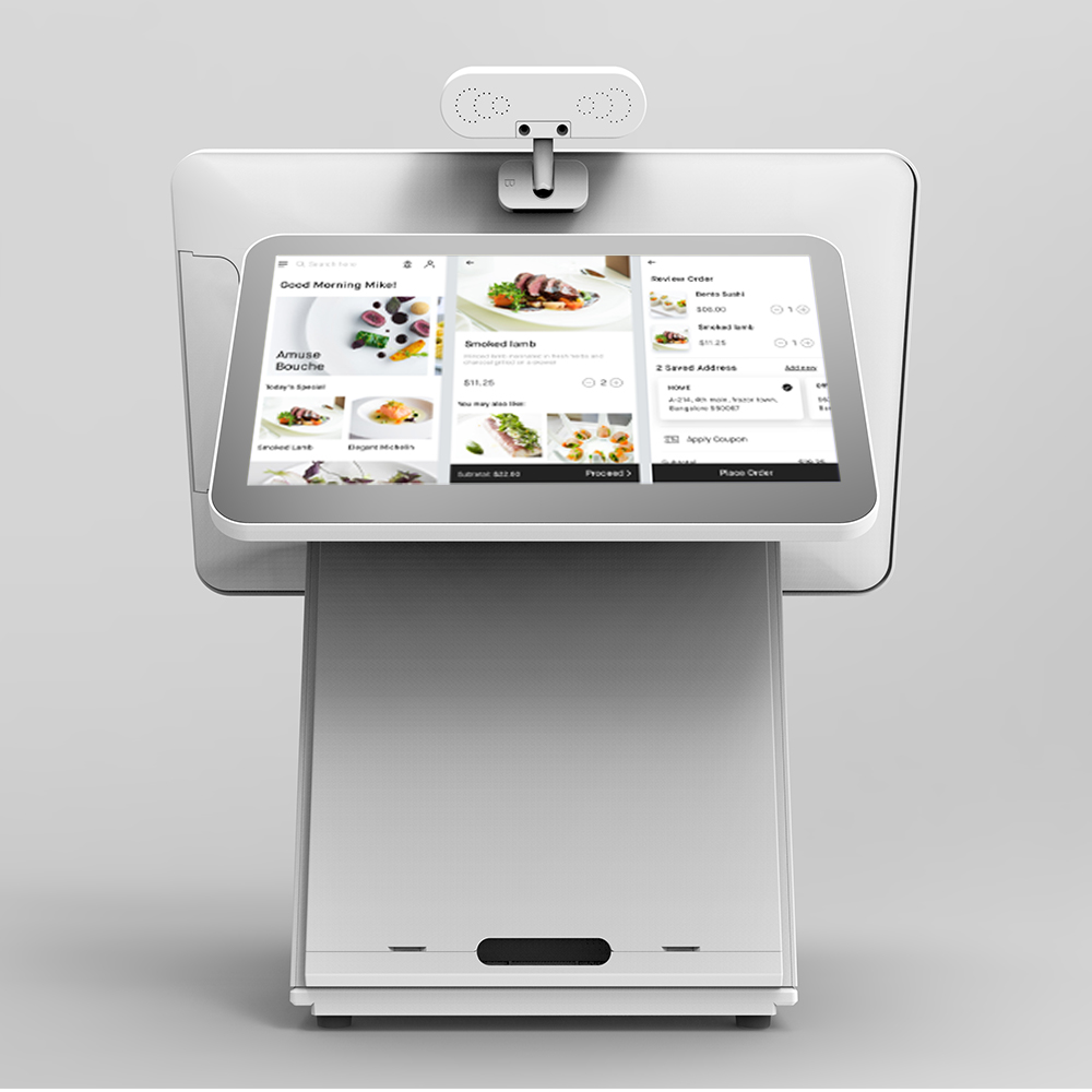 雙收銀機 Windows 10 收銀終端一體機 POS 系統零售機 5