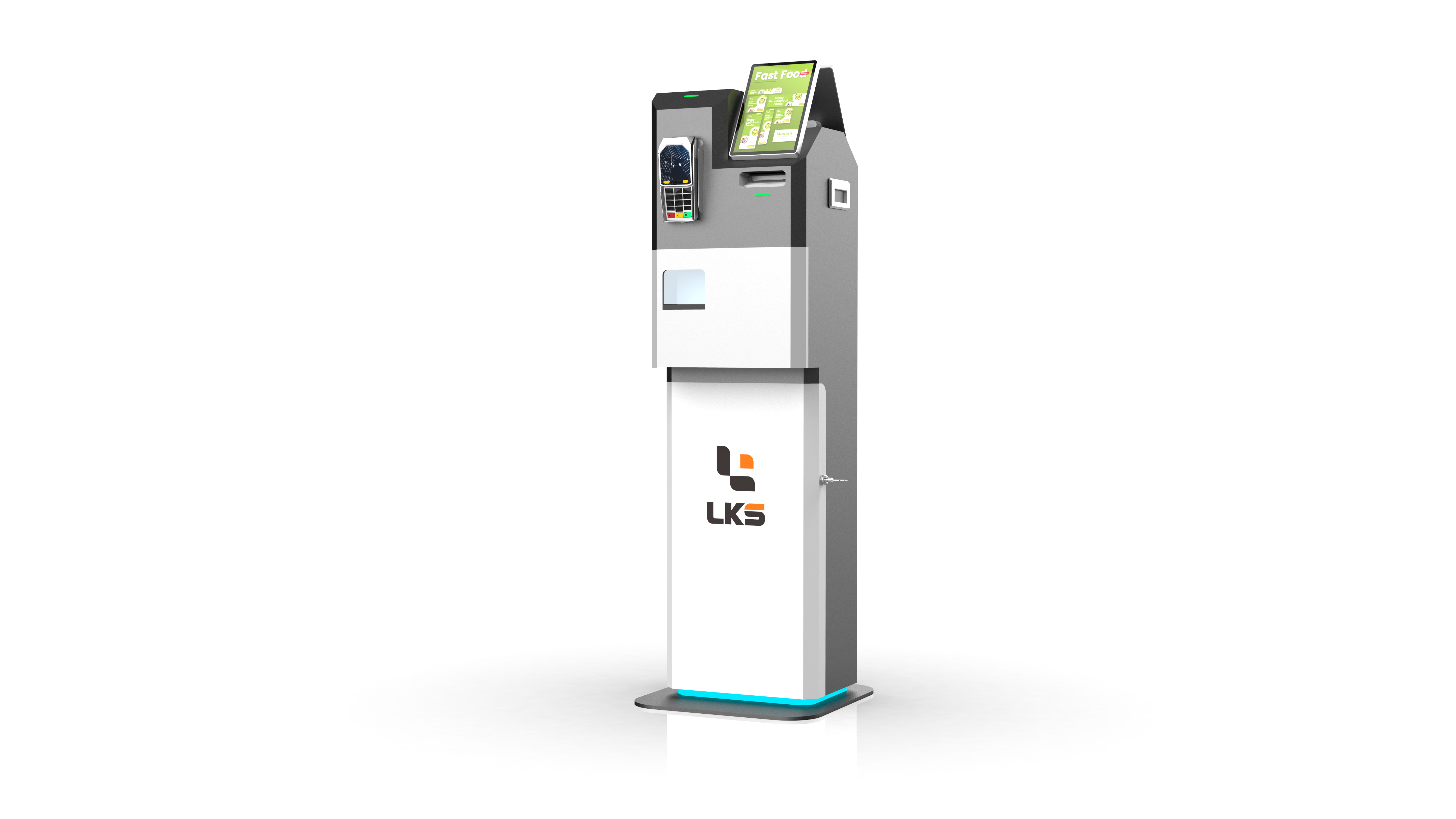 10.1 13.3 15,6 Zoll Selbstdienst Kiosk mit Bargeld und Münze für die Zahlungsbestellung und das Auschecken des Ständigen Typs 4