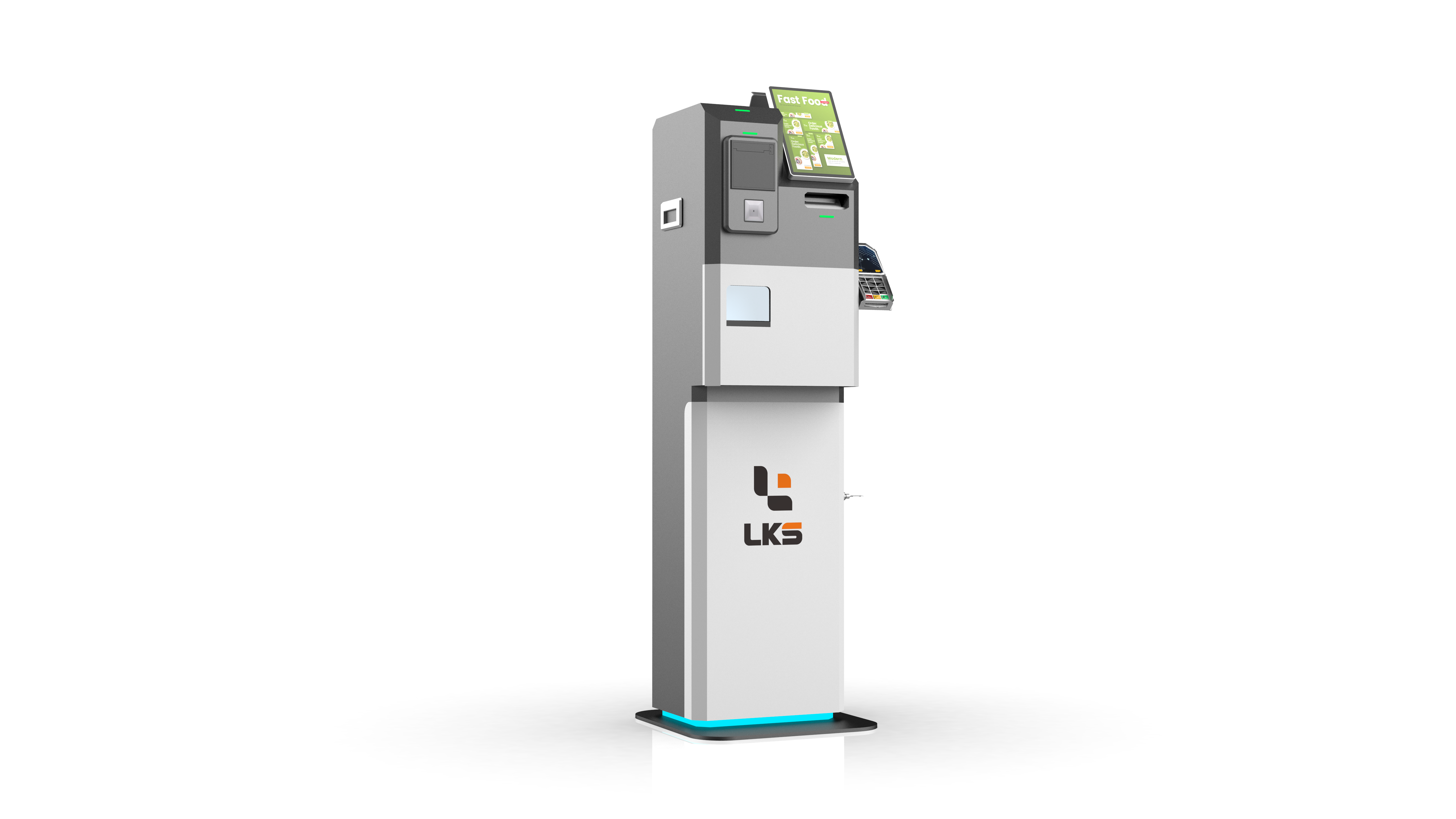 10.1 13.3 15,6 Zoll Selbstdienst Kiosk mit Bargeld und Münze für die Zahlungsbestellung und das Auschecken des Ständigen Typs 3