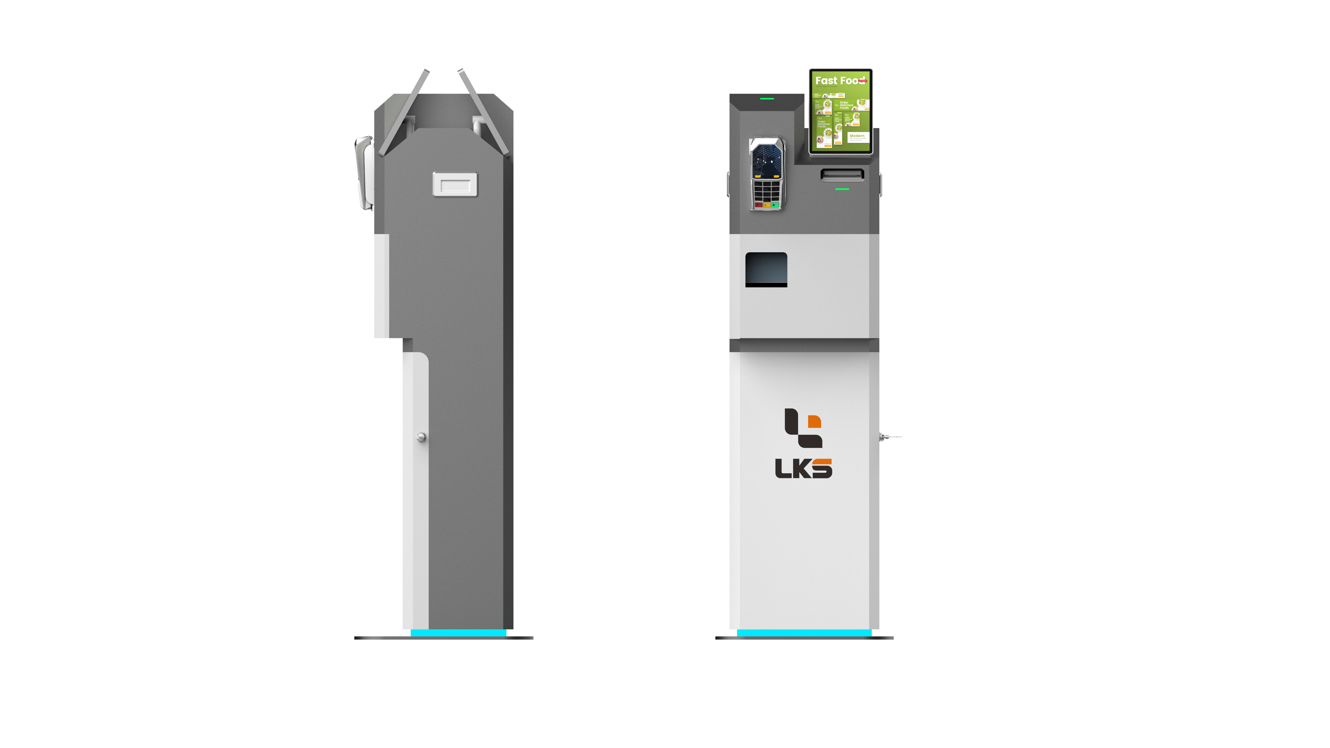 10.1 13.3 15,6 Zoll Selbstdienst Kiosk mit Bargeld und Münze für die Zahlungsbestellung und das Auschecken des Ständigen Typs 2