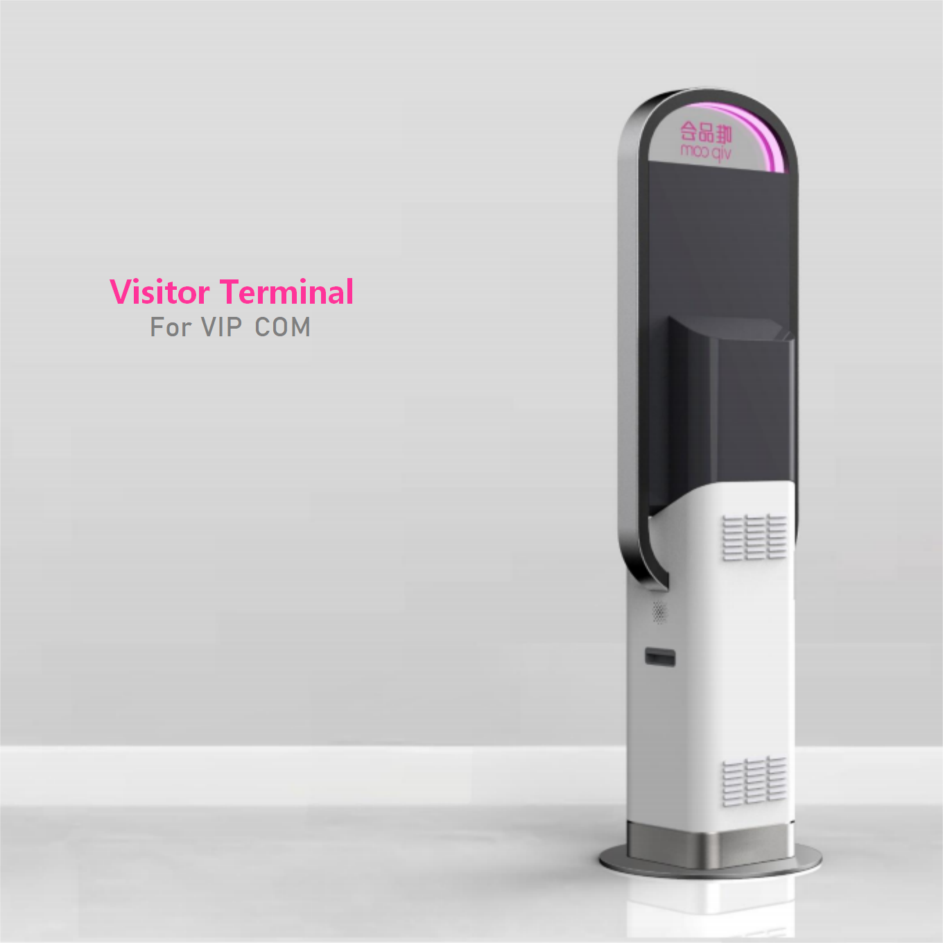 Kiosque des visiteurs intelligents de 43 pouces: conception élégante · Expérience premium · Élégance technologique 4