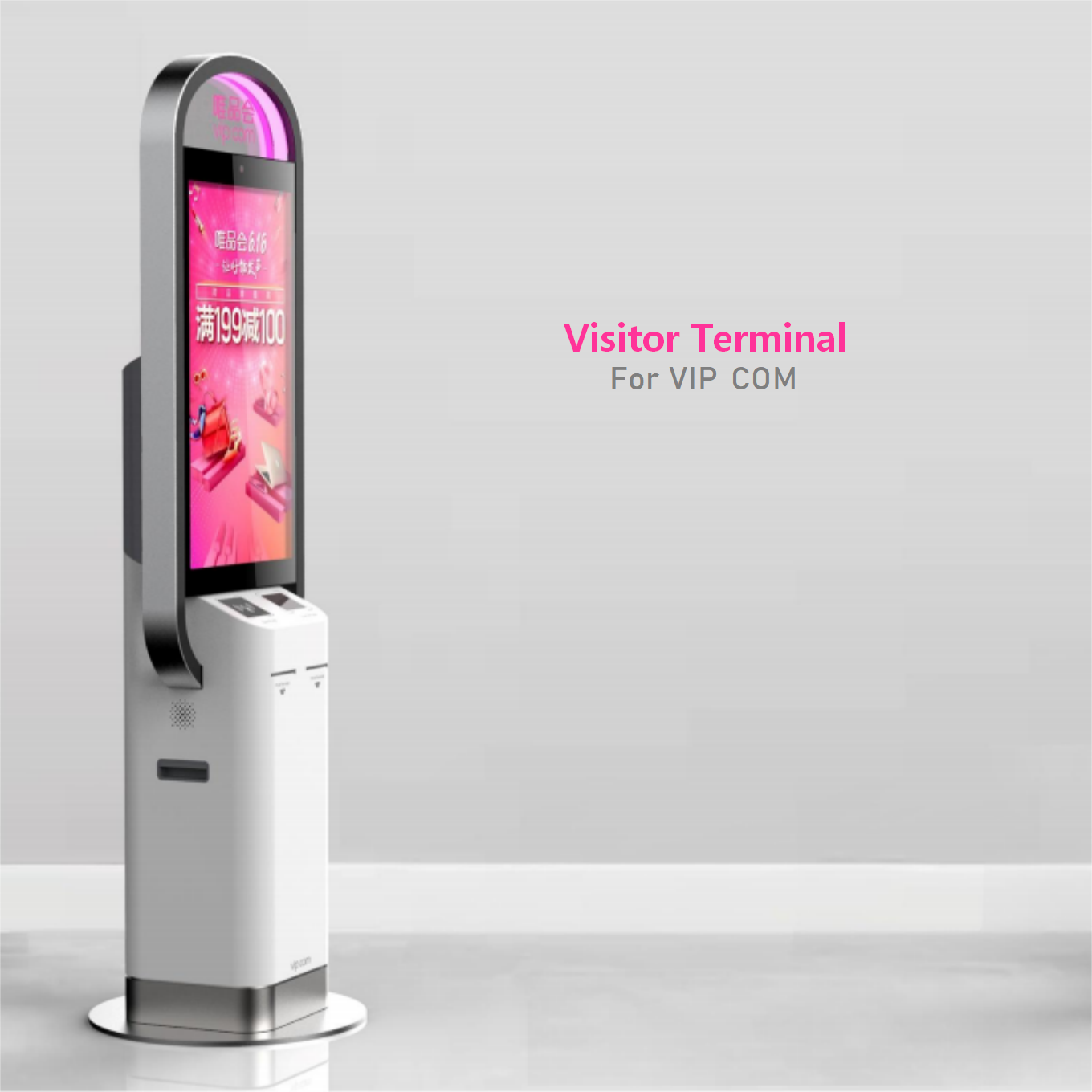 Kiosque des visiteurs intelligents de 43 pouces: conception élégante · Expérience premium · Élégance technologique 3
