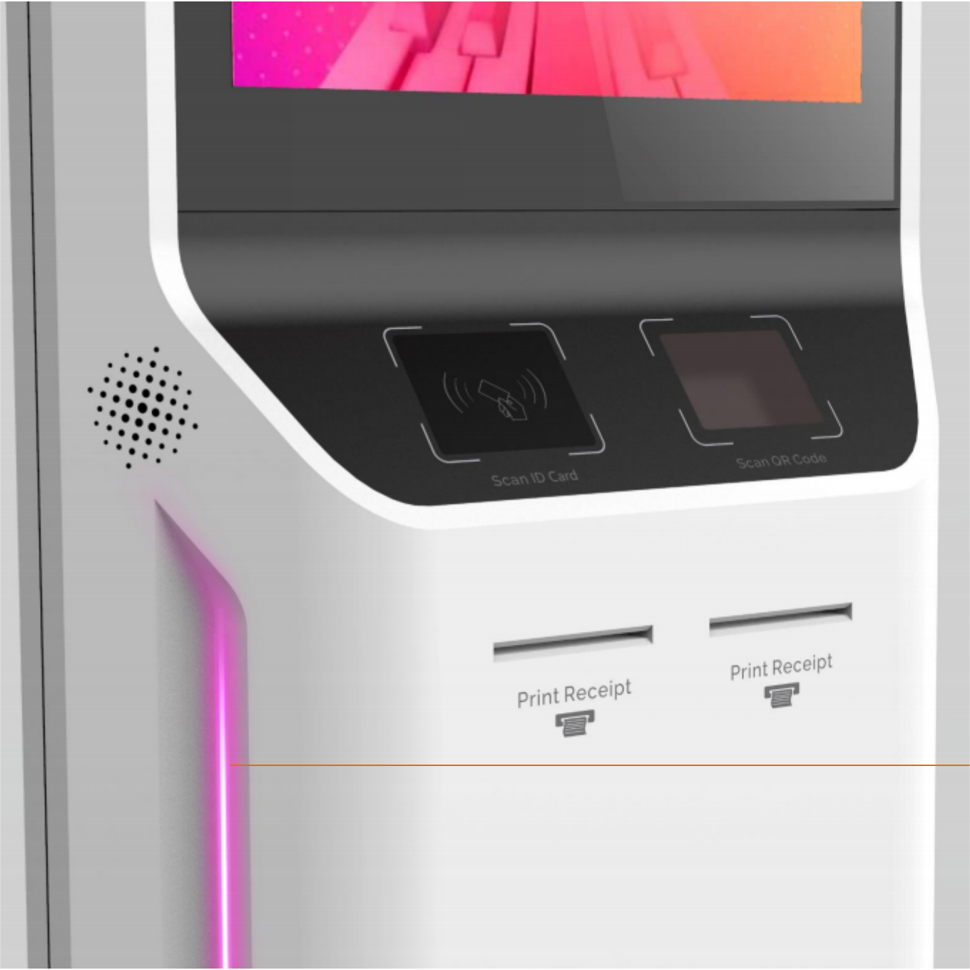 Kiosque des visiteurs intelligents de 43 pouces: conception élégante · Expérience premium · Élégance technologique 6
