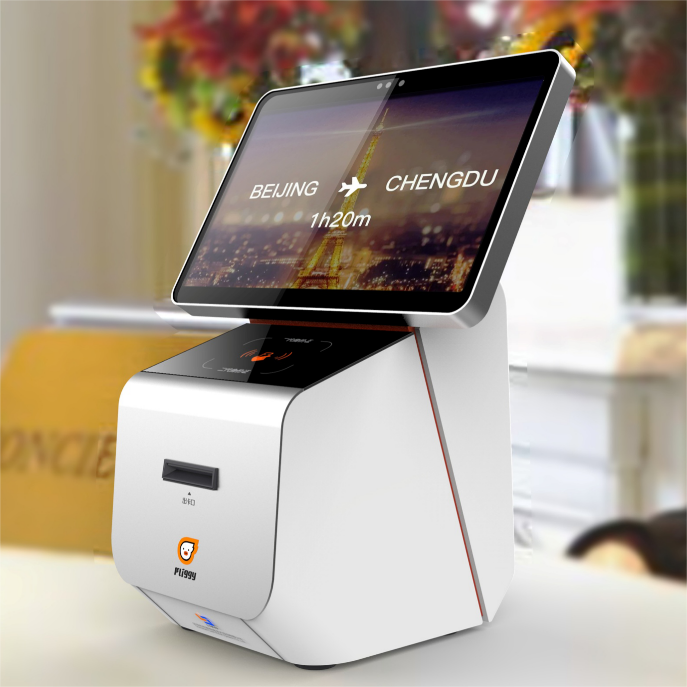 21,5-дюймовый настольный отель Self Check в киоске с печати 1