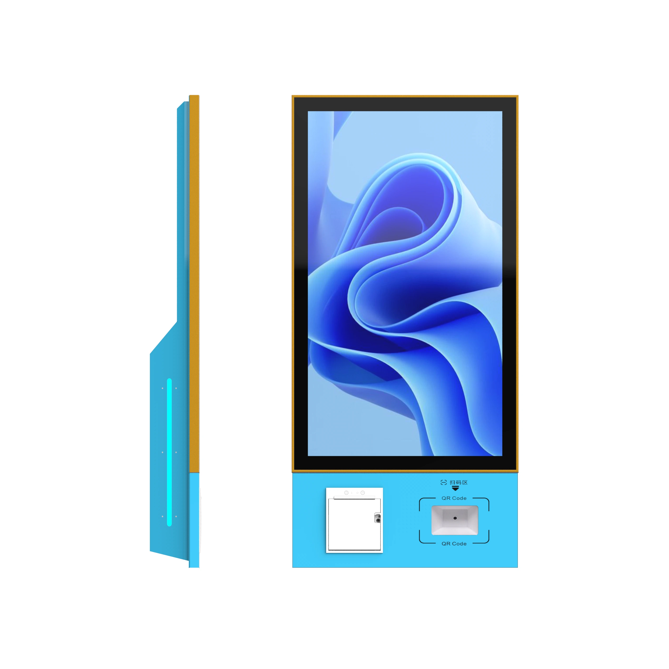 32-Inch Self-service Ordering Machine For Coffee Shop With QR Code Payment 1