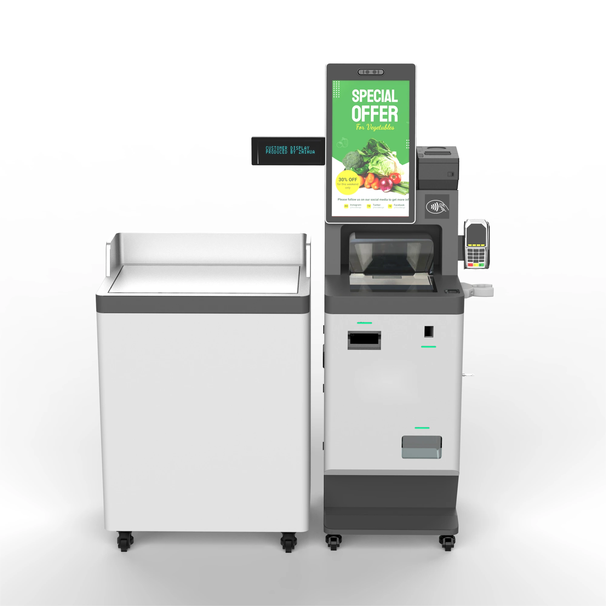 27-inch Self-Checkout Machine for Supermarkets & Convenience Stores 1