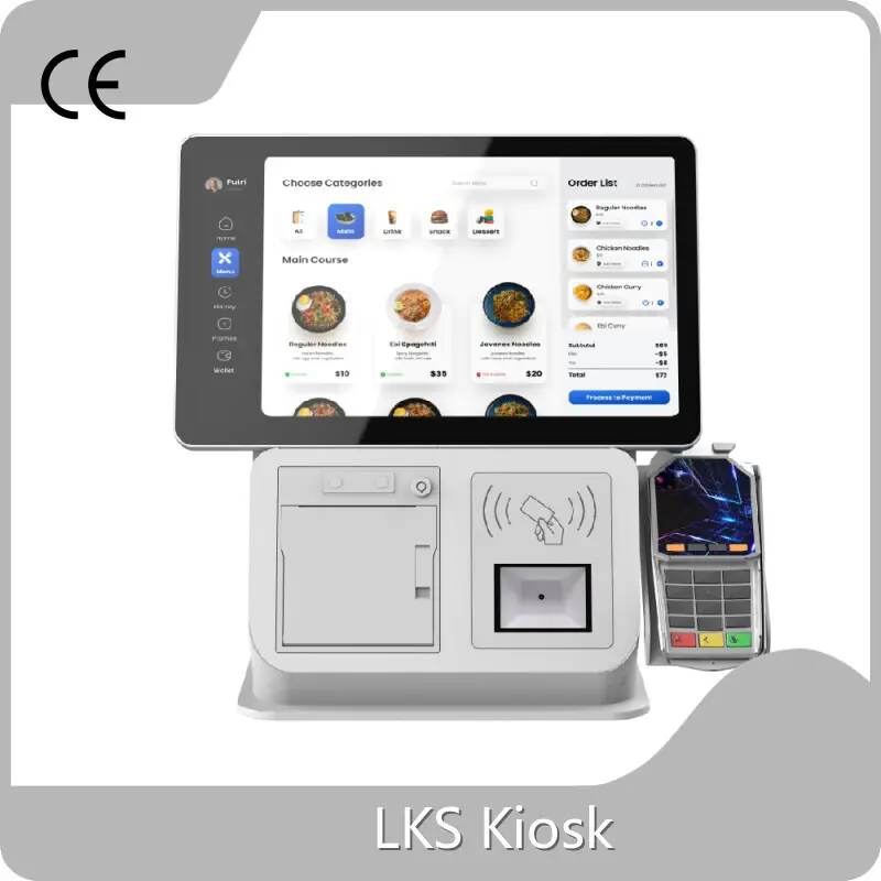 Restaurant Cash Register by LKS Kiosk-1 1