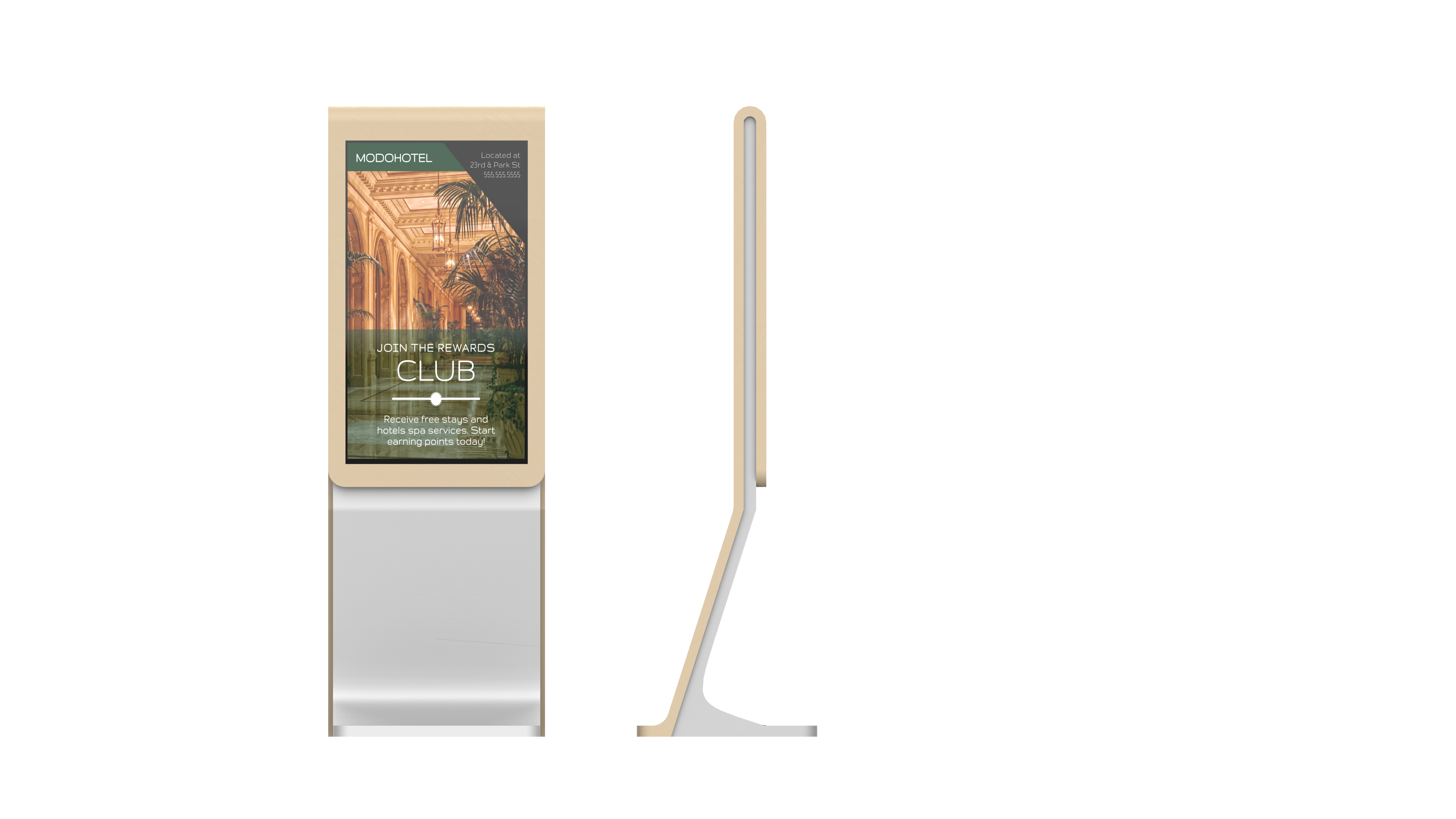 Kiosque publicitaire multifonction intelligent pour bibliothèque et centre d'apprentissage 8