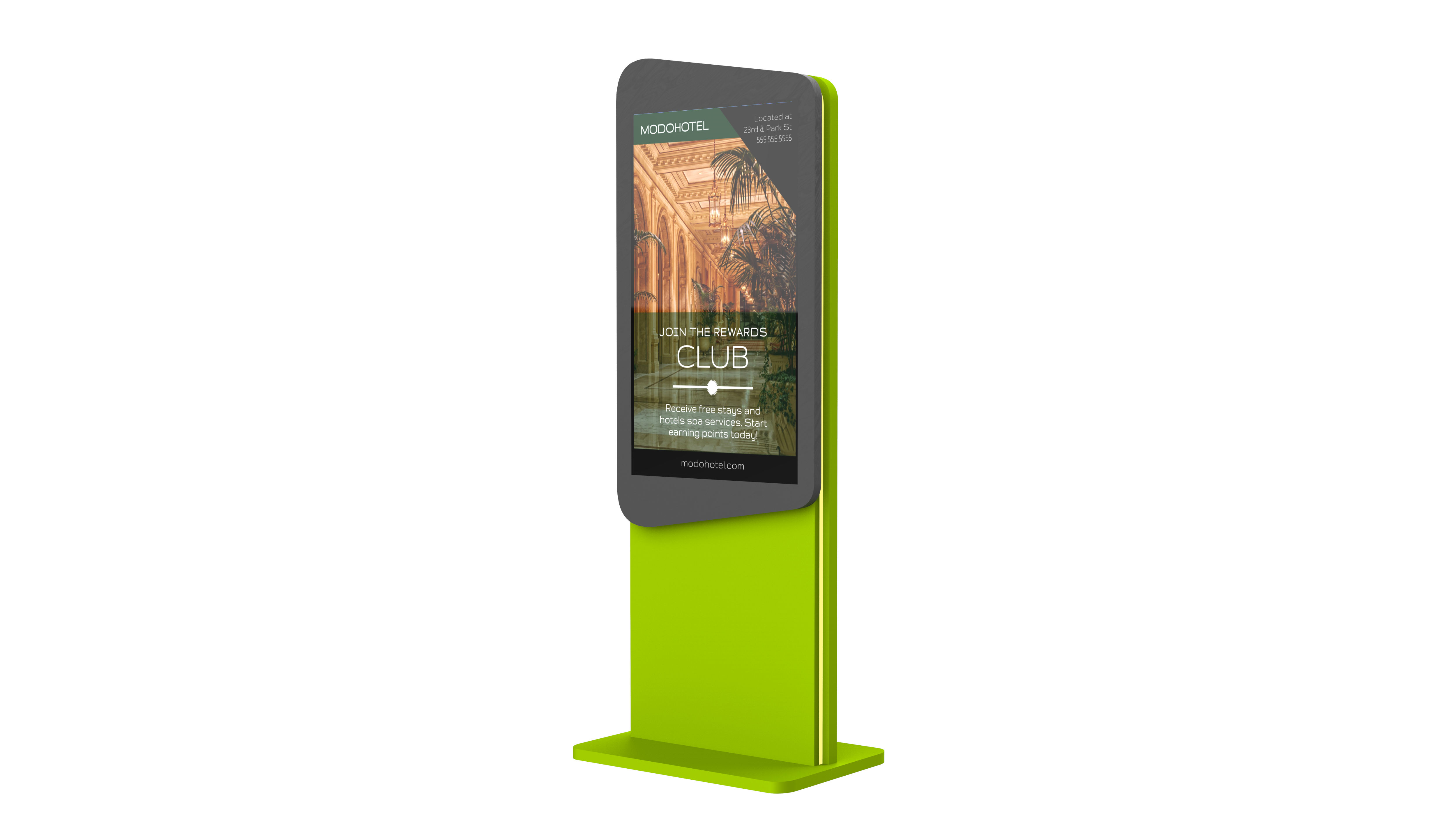 Kiosque publicitaire multifonction intelligent pour bibliothèque et centre d'apprentissage 3