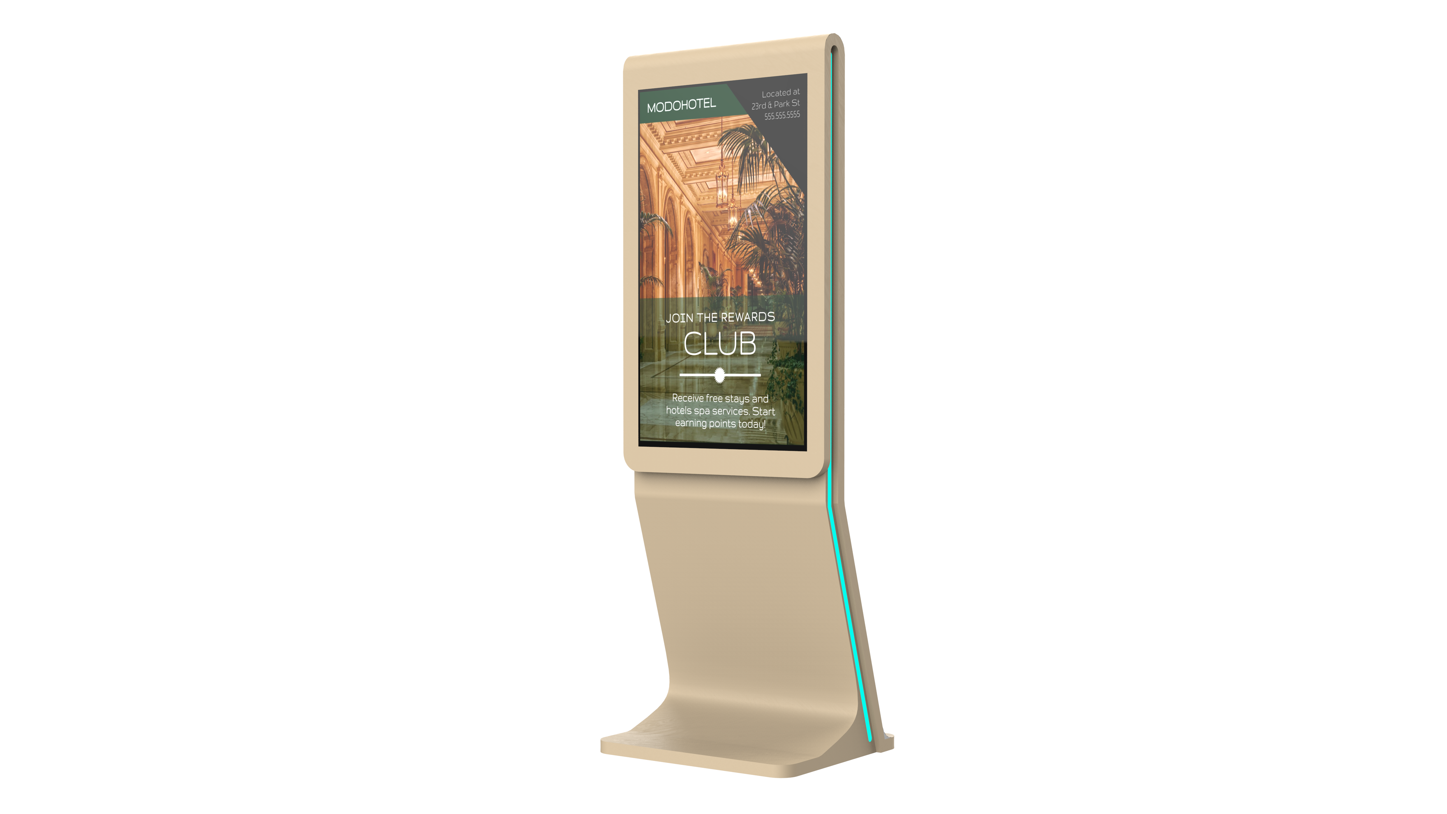 Kiosque publicitaire multifonction intelligent pour bibliothèque et centre d'apprentissage 4