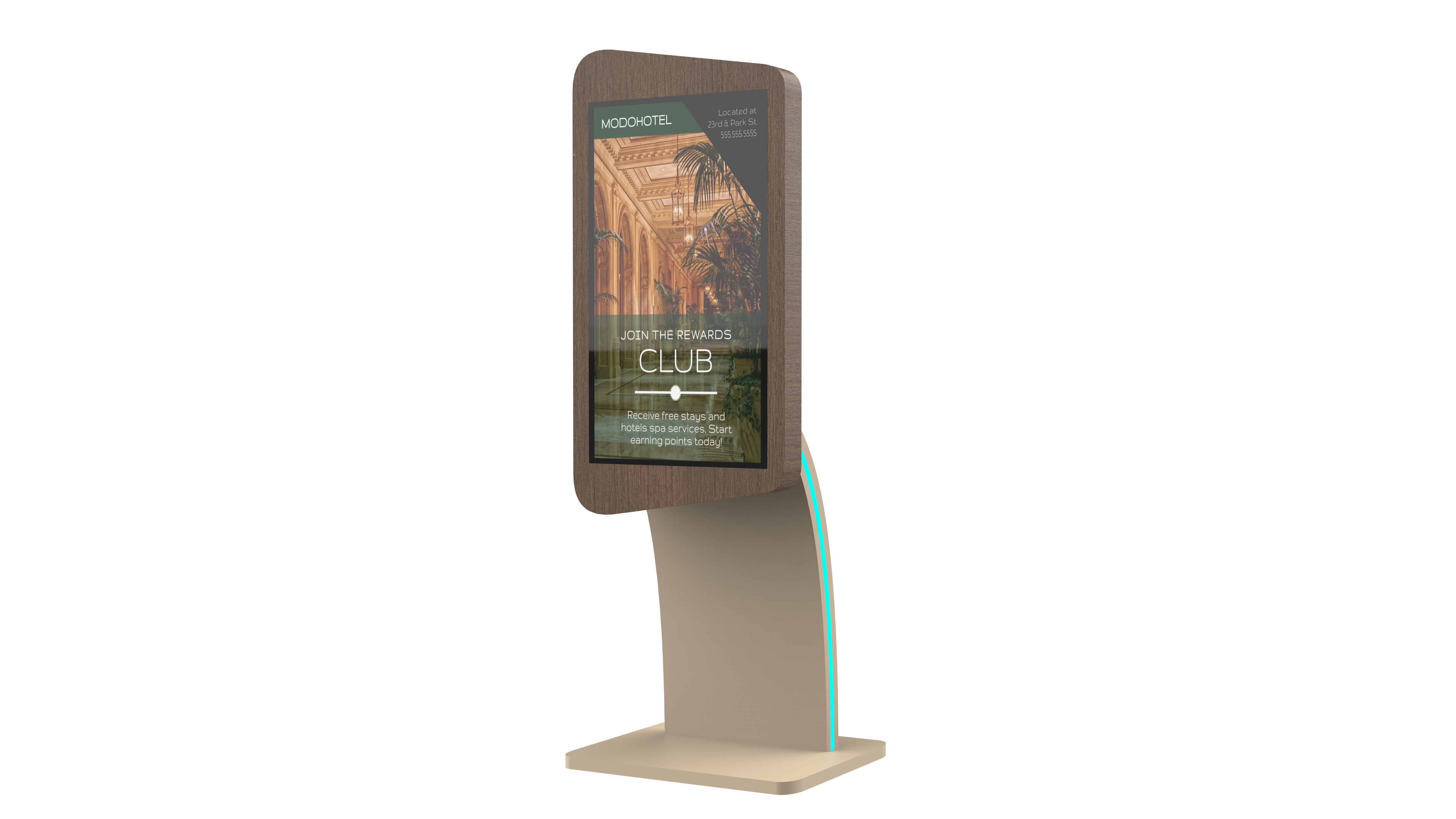 Kiosque publicitaire multifonction intelligent pour bibliothèque et centre d'apprentissage 6