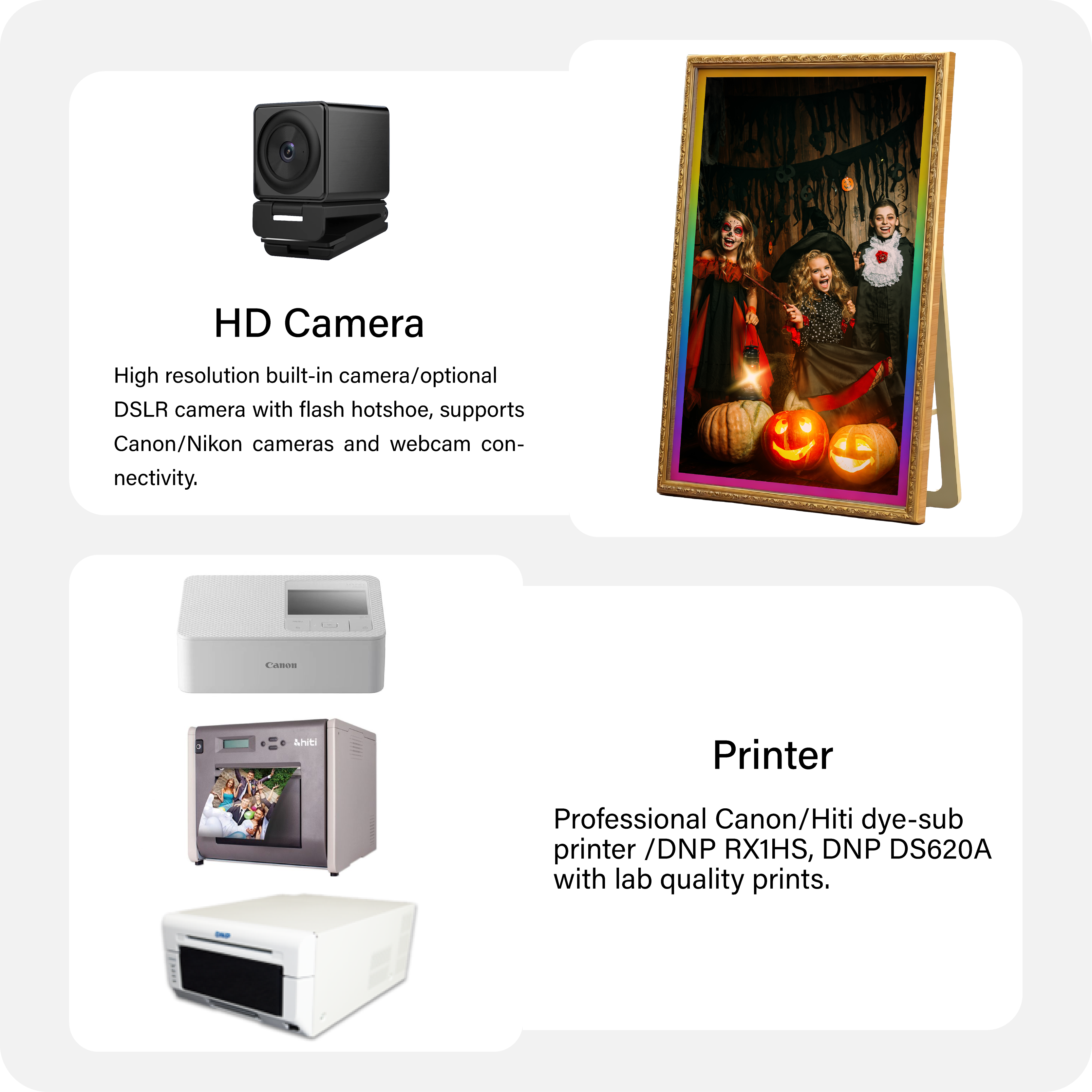 Cabine fotográfica Espelho Mágico: Tecnologia interativa de ponta para capturar todos os momentos com alta qualidade. 5
