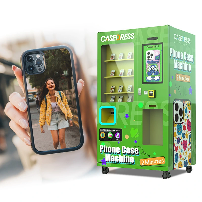 Impressão rápida em 3 minutos: Máquina de venda automática de capas de celular - Personalize sua capa exclusiva instantaneamente 1