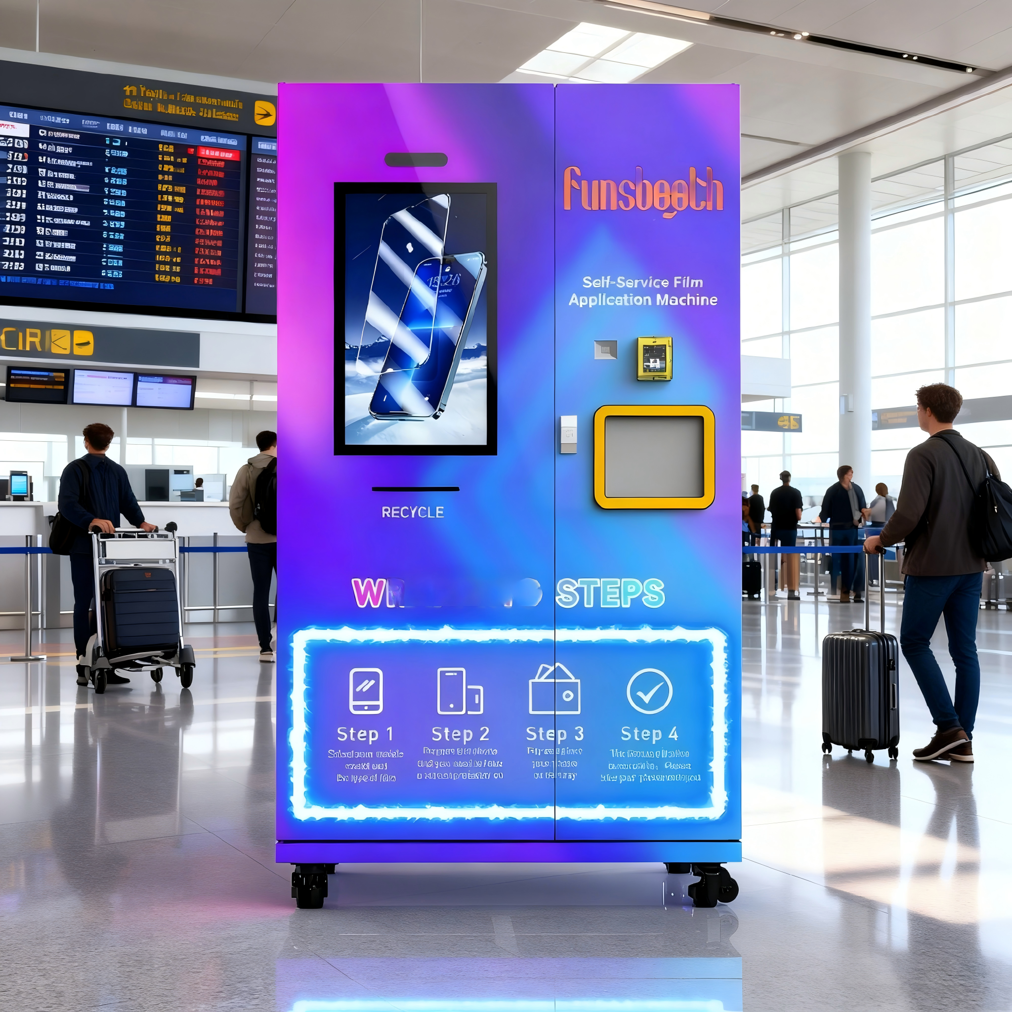 LKS Automatischer digitaler Verkaufsautomat für gehärtete Folie 6
