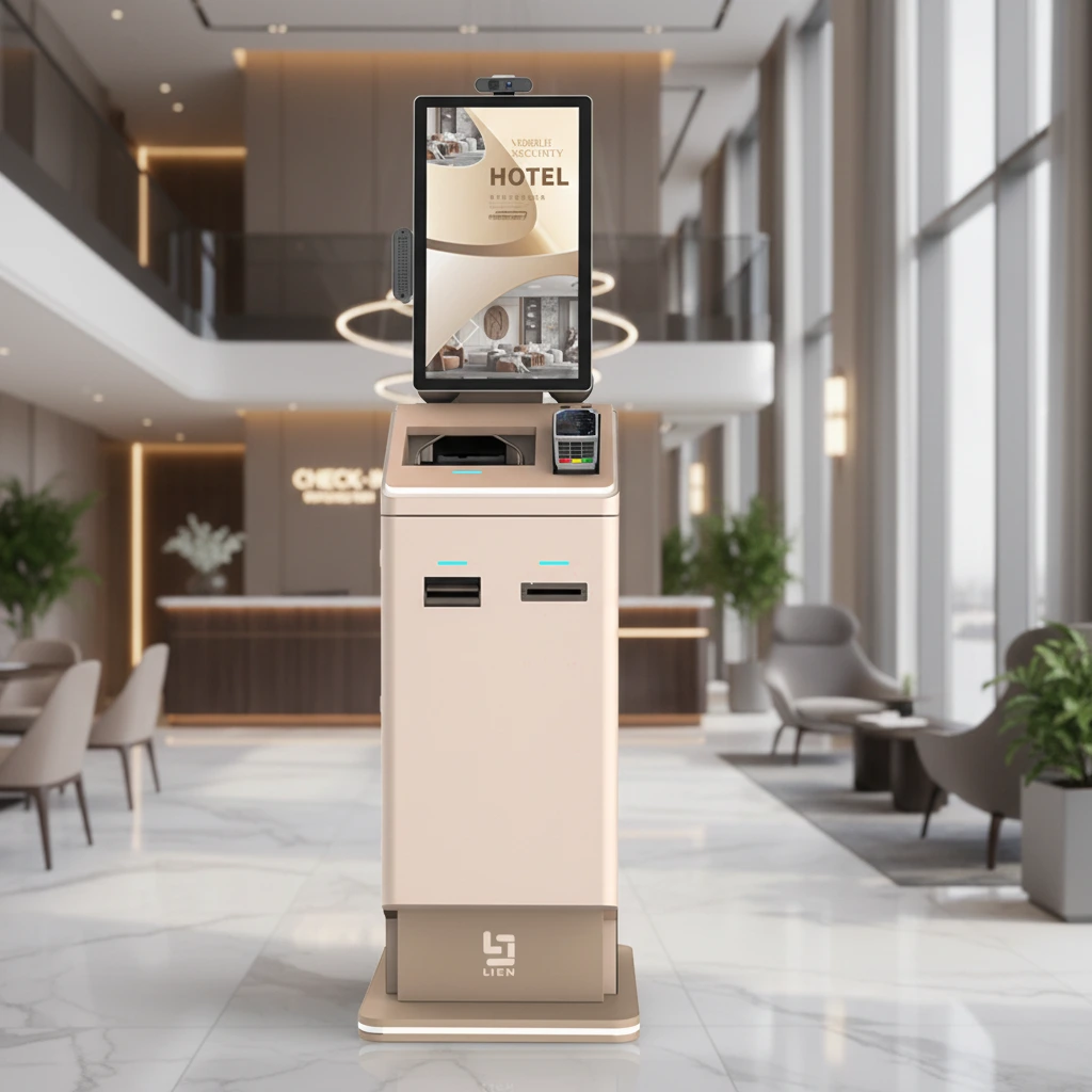 适用于酒店的21.5英寸智能自助入住终端 1