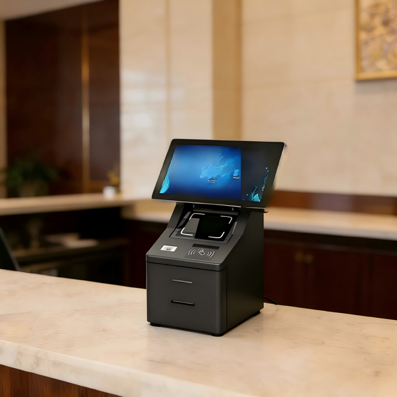 Quiosque de autoatendimento para mesa: Terminal multifuncional para check-in e pagamento 4
