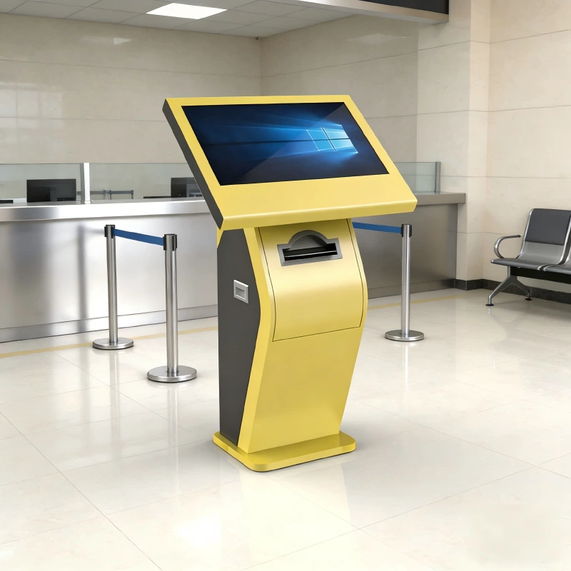 时尚触控自助服务终端，配备RFID和打印机 1