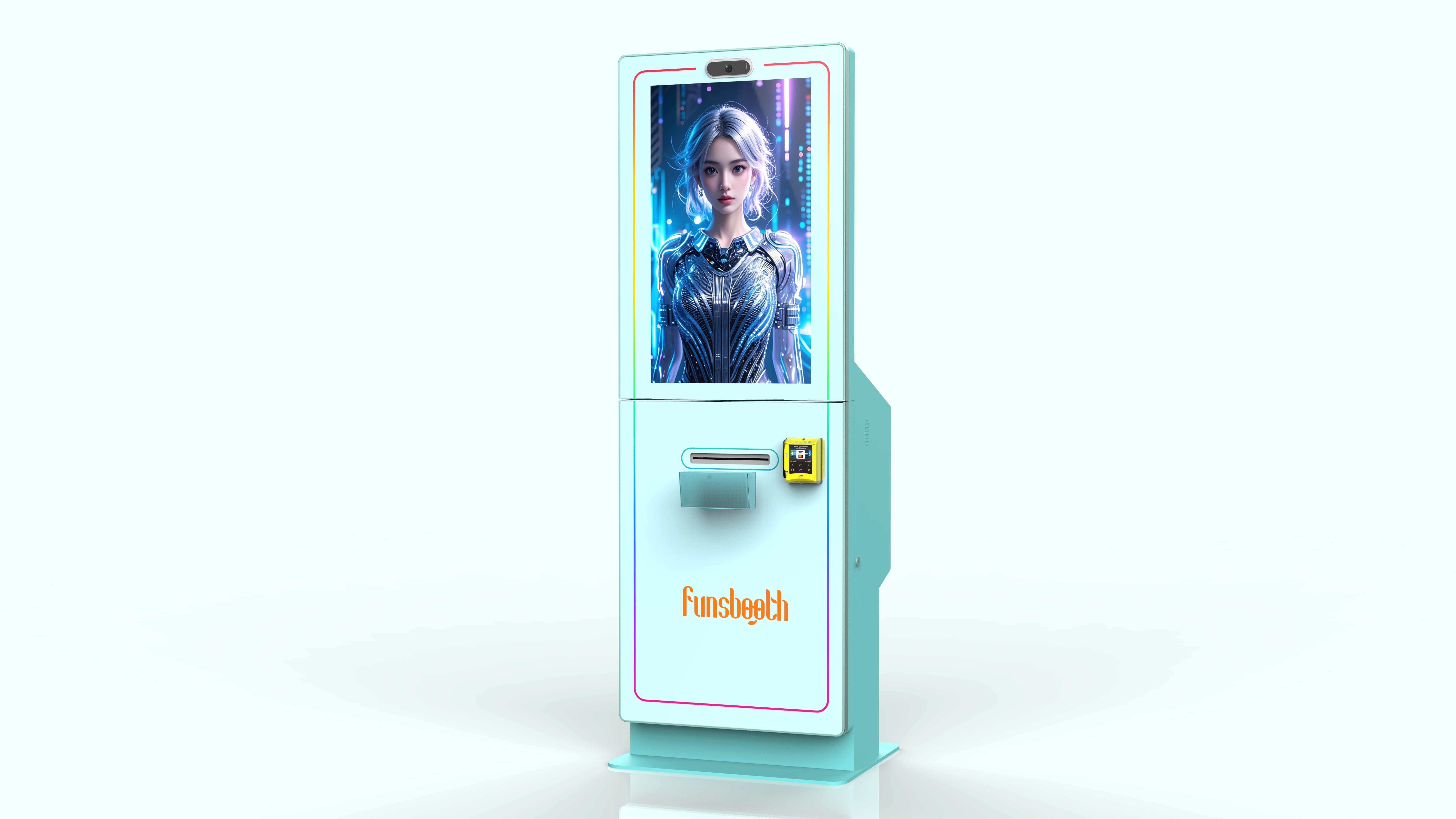 Funsbooth AI Camera: Futuristic Cyberpunk-Style Selfie Station 1