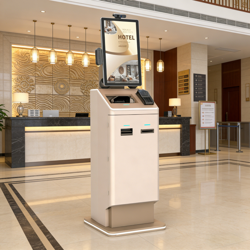 21.5-inch Intelligent Self-Service Check-in Kiosk for Hotel Use | LKS Kiosk