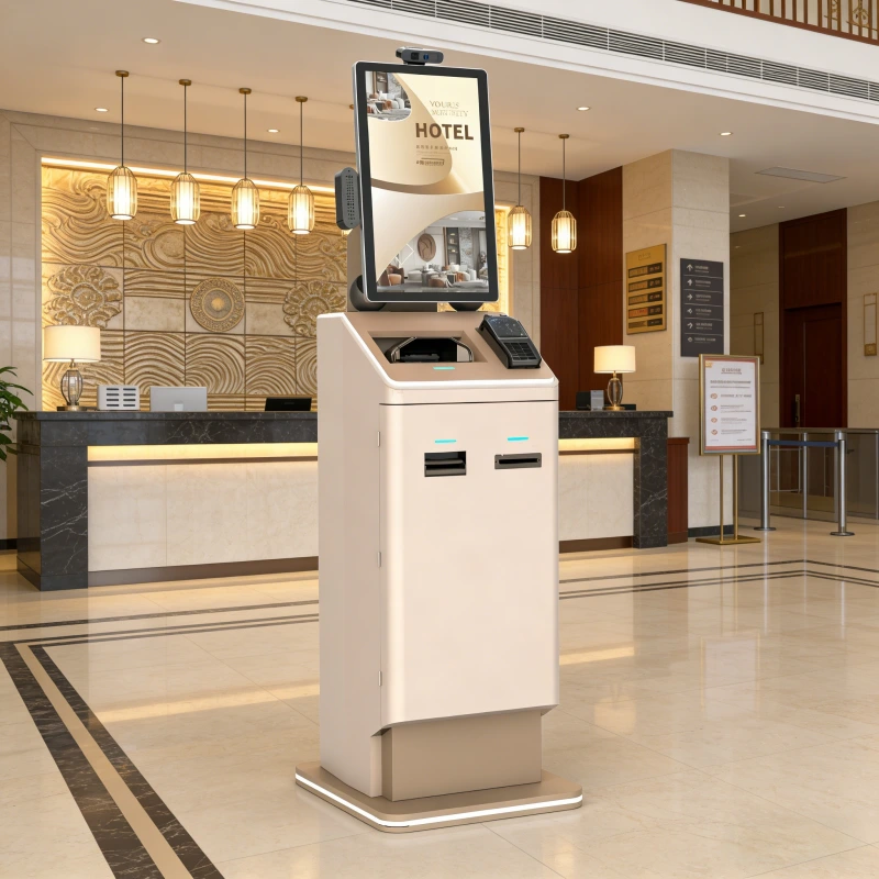 21.5-inch Intelligent Self-Service Check-in Kiosk for Hotel Use 1