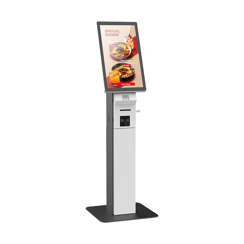 21.5 / 23.8 Inch Floor Standing Self-Service Kiosk For Ordering Use 2