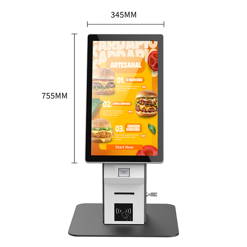 21.5 / 23.8 Inch Desktop Self-Service Ordering Kiosk 4