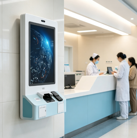 壁挂式医院设备 自助服务机 | 排队登记、取号及病人查询终端 2
