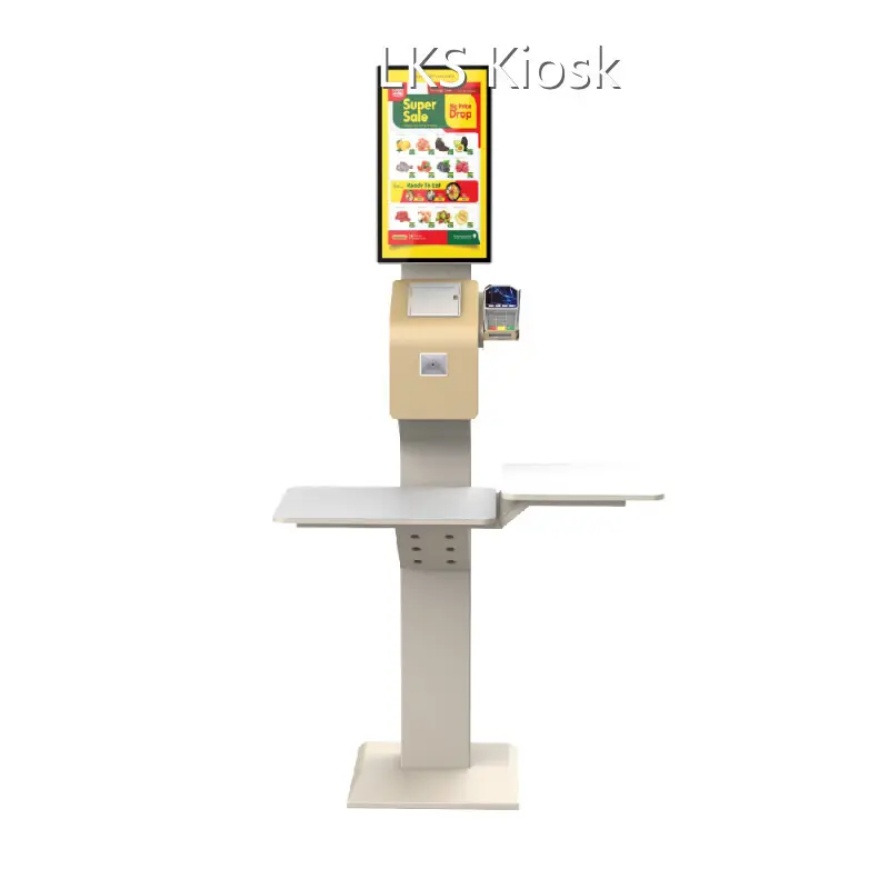 Self Service Cashier Machine POS Cash Register Wholesale - LKS Kiosk 1