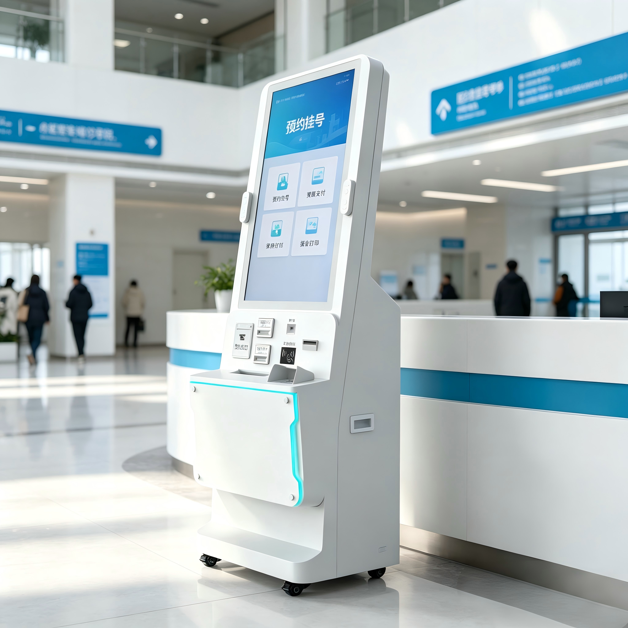 Comment les bornes libre-service hospitalières transforment l'expérience patient et rationalisent le flux de travail médical