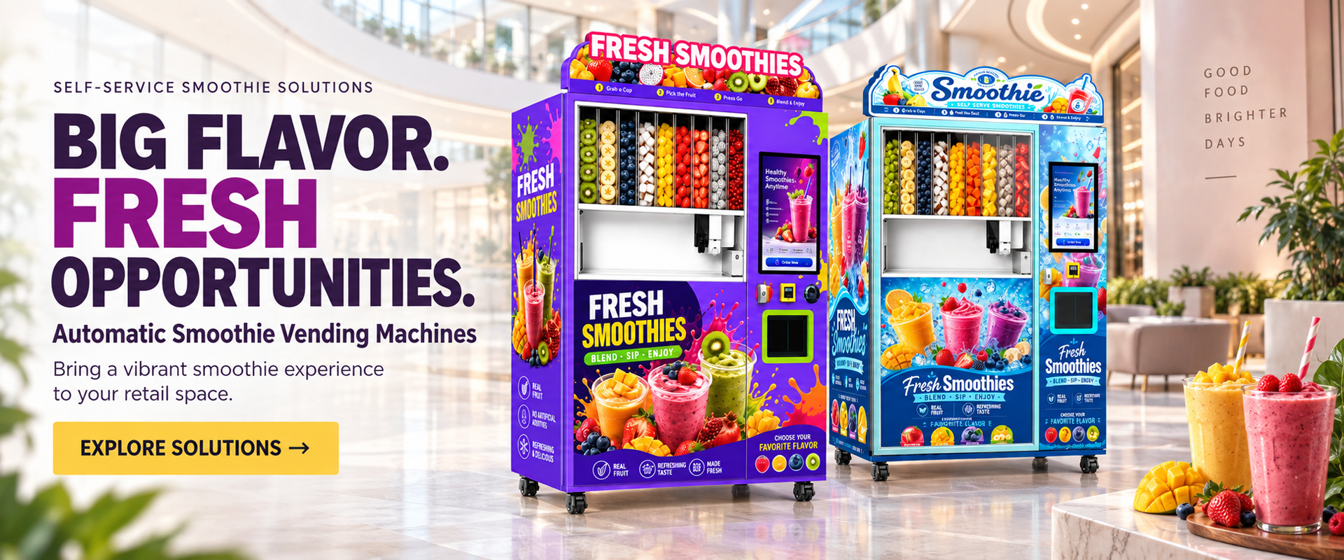 Machine à smoothies entièrement automatique 1