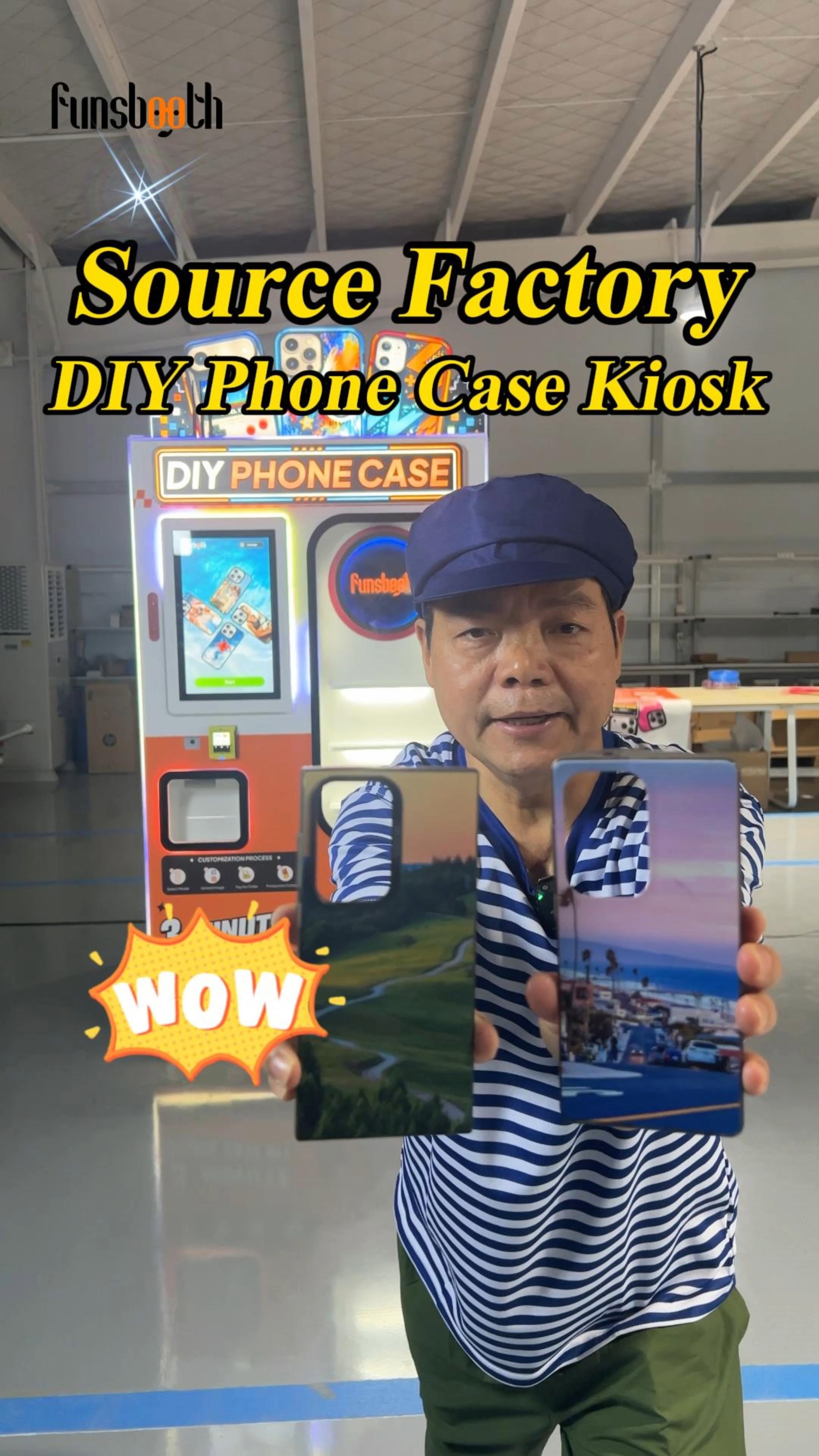 Borne d'impression UV en libre-service | Terminal d'impression personnalisé pour coques de téléphone (OEM) destiné aux intégrateurs de bornes 1
