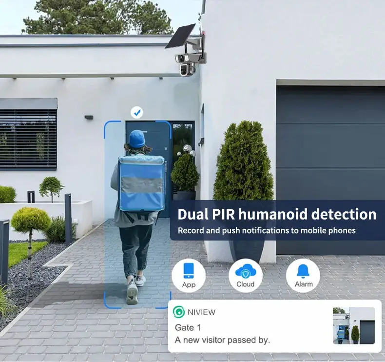 Solar Cctv Camera with Sim Card Quality Assurance 7