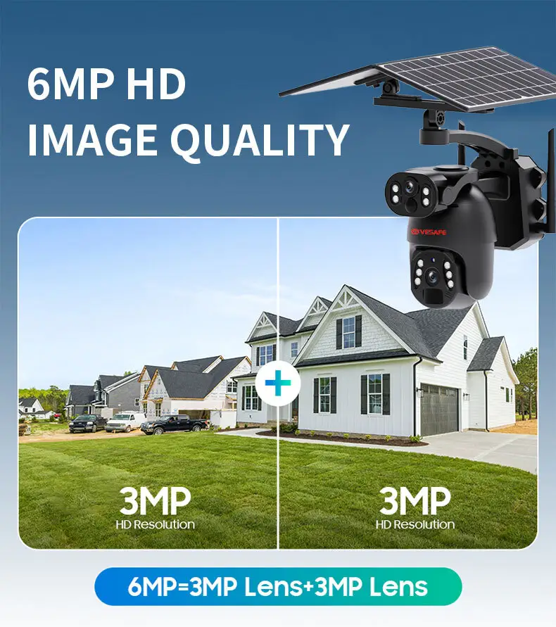 High End 4g Solar Cctv for Marketplace 5