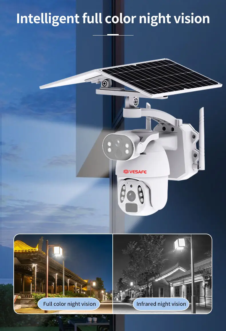High End 4g Solar Cctv for Marketplace 7