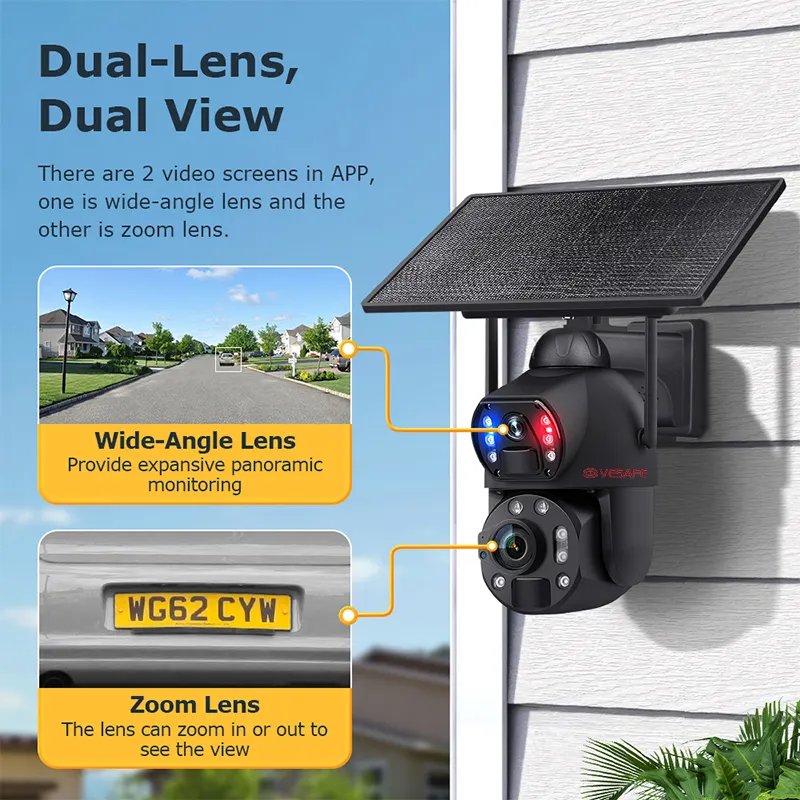 Sim Card Solar Camera for Park Personalized 5