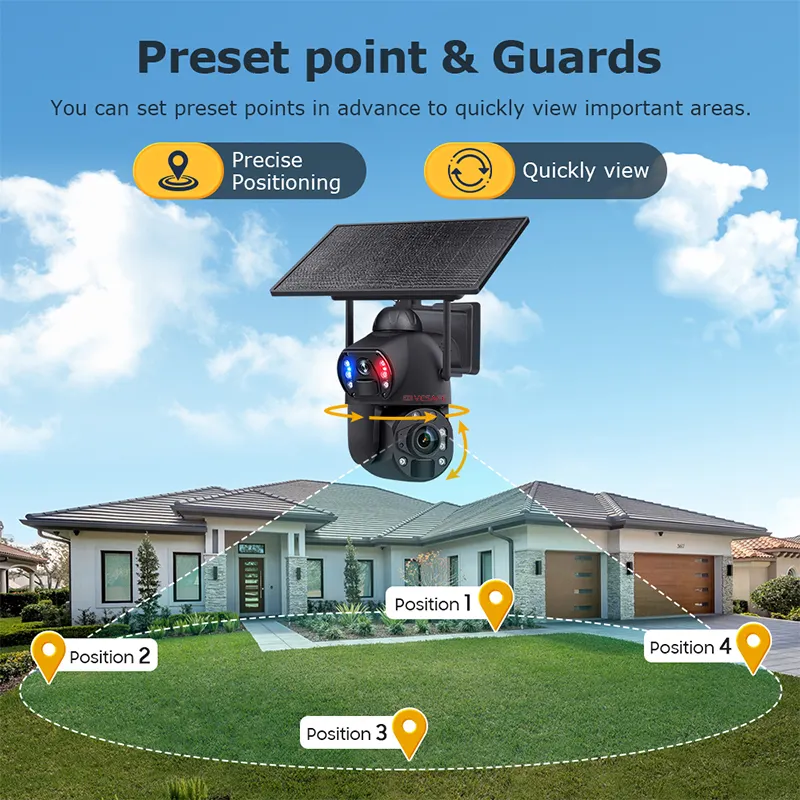 Sim Card Solar Camera for Park Personalized 6