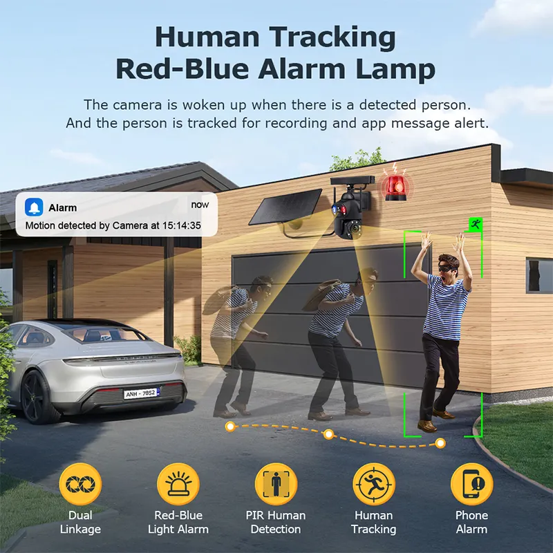Sim Card Solar Camera for Park Personalized 7