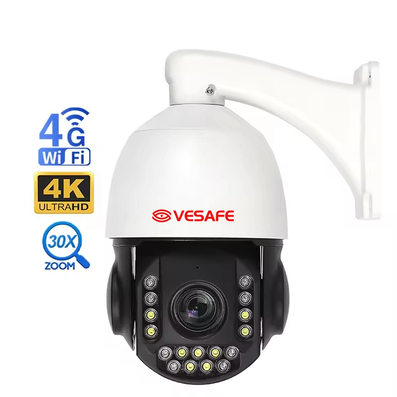 Cámara IP domo Ptz 4k con zoom de 360 ​​grados y 30x 1