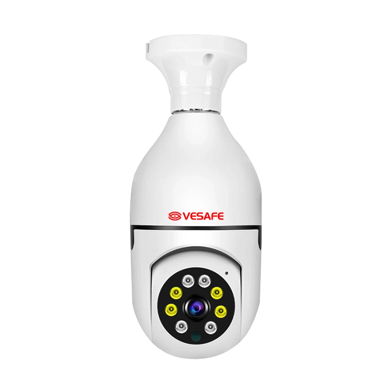 Cámara con bombilla WIFI de 360 ​​grados E1.4 E27 1