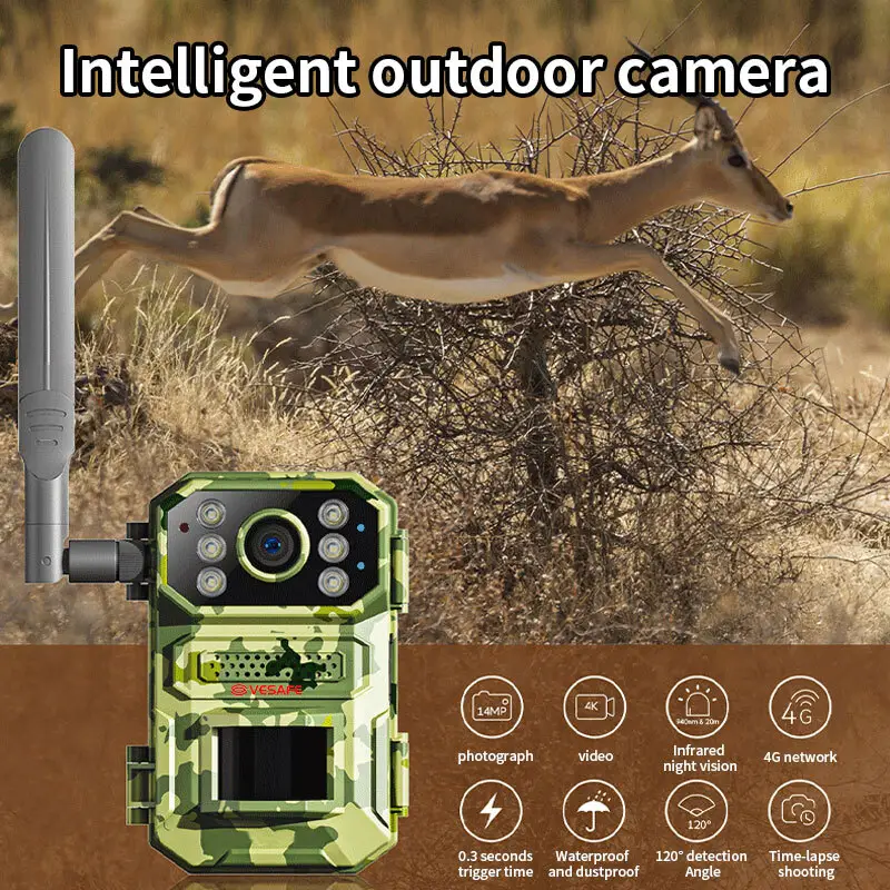Latest Trail Cameras with Solar Power for Supermarket 5