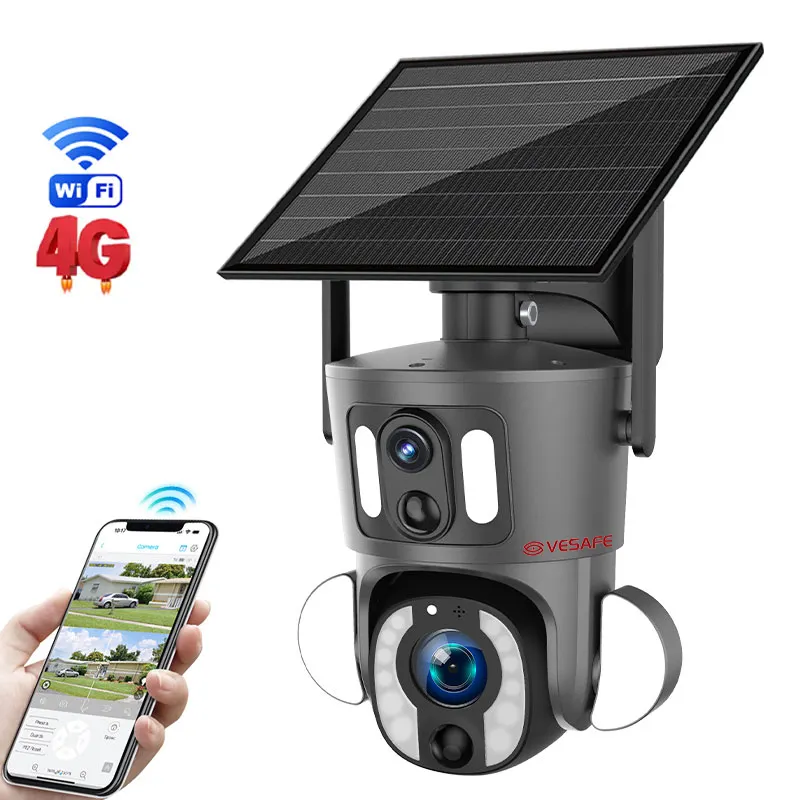 Solar Camera Cctv - for Supermarket - VESAFE 2