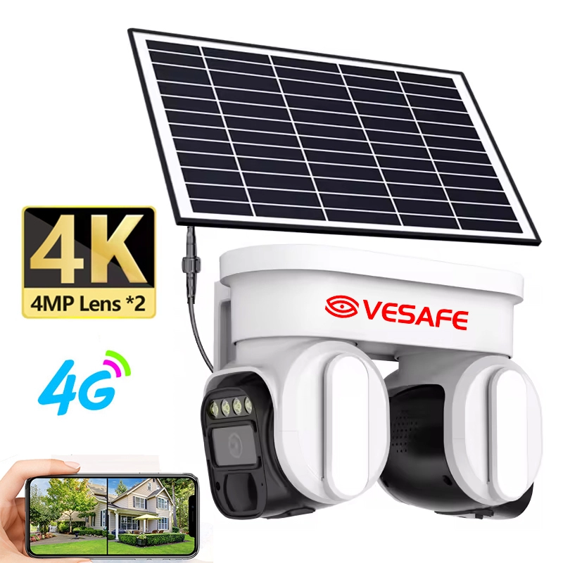 Cámara de batería solar de seguridad iCam365 4k Ptz 1