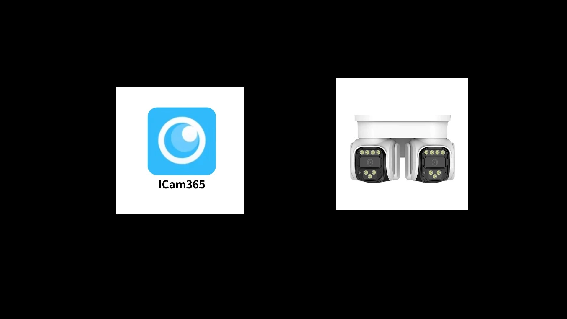 كاميرا مراقبة CCTV iCam365 4K بعدسة مزدوجة 1