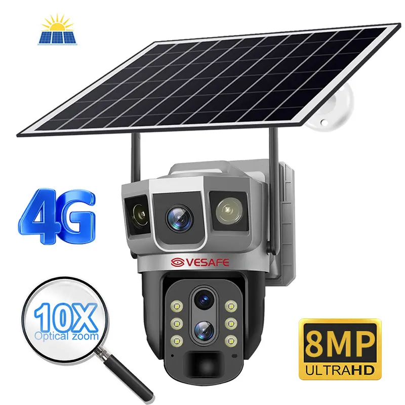 VESAFE Sim Card Solar Security Camera with Good Price 2