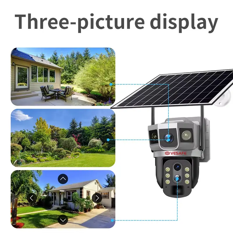 VESAFE Sim Card Solar Security Camera with Good Price 4