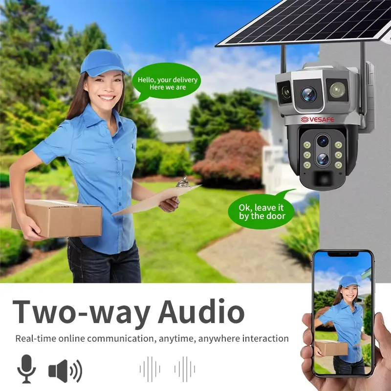 VESAFE Sim Card Solar Security Camera with Good Price 5