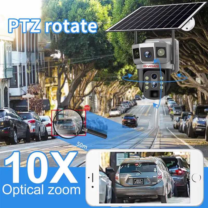VESAFE Sim Card Solar Security Camera with Good Price 6