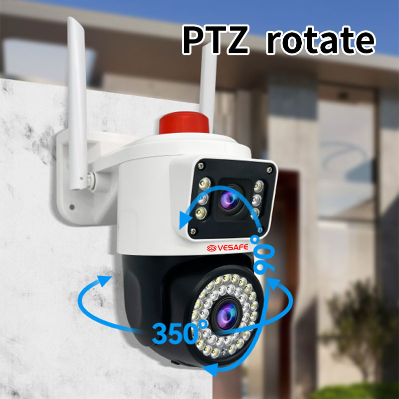 كاميرا مراقبة PTZ CCTV IP بعدسة مزدوجة 5