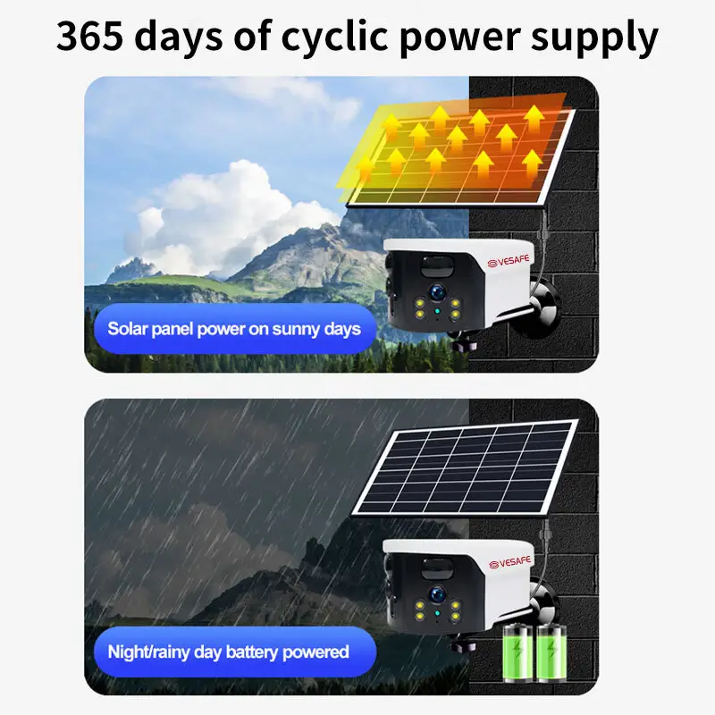 VESAFE Solar Powered 4g Security Camera Personalized 2